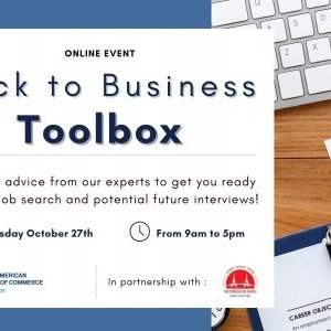 Back to Business Toolbox - FACCSF A noter : Evènement en anglais