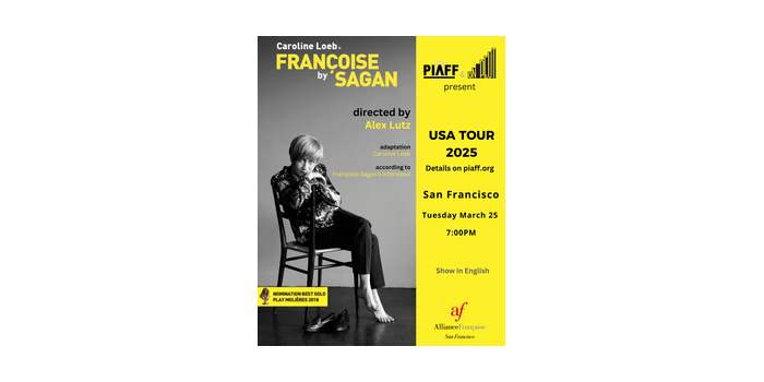 PIAFF Spectacles et Festivals : Caroline Loeb dans 'Françoise by Sagan'