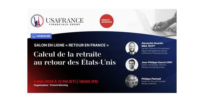 USAFrance Financials Group : Calcul de la retraite au retour des US