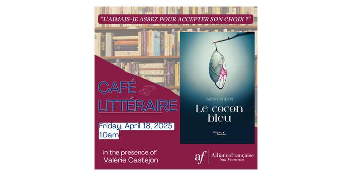 Café littéraire : Le cocon bleu par son auteur, Valerie Castéjon