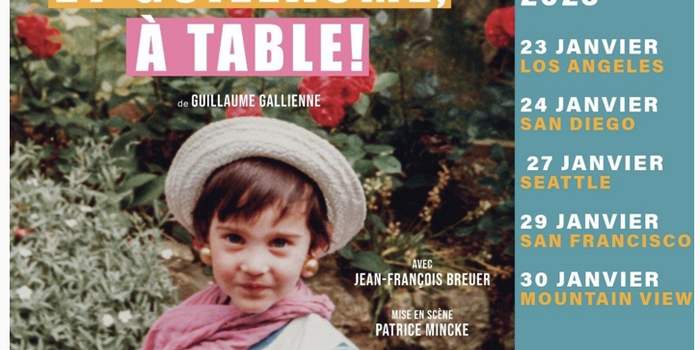 Spectacles French Talent USA : Les garçons et Guillaume à table !!
