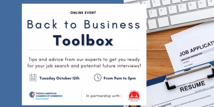 B2B - Back to Business Toolbox en partenariat avec la FACCSF