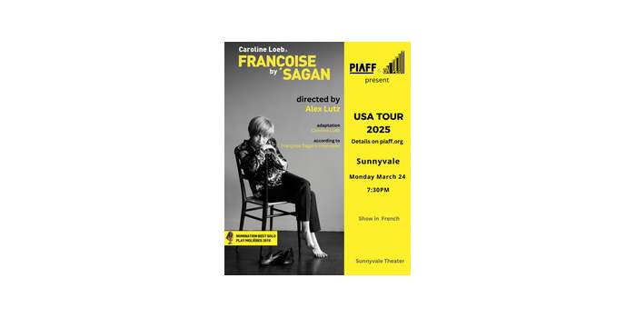 PIAFF Spectacles et Festivals : CAROLINE LOEB DANS 'FRANÇOISE BY SAGAN'